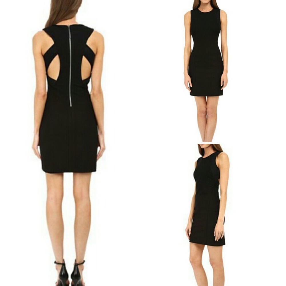 NWT Helmut Lang Compress Black Dress sz 10